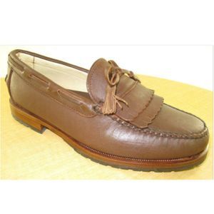 Hitchcock Mens Leather Loafers w/Tassle -1242